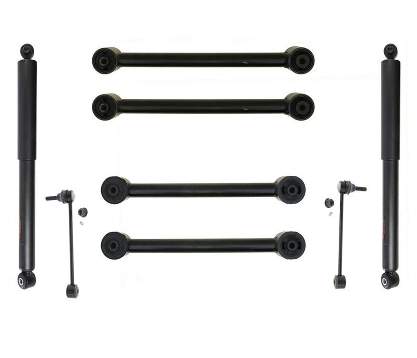 Rear Control Arms with Bushings Sway Links Rear Shocks For Jeep Commander 06-10