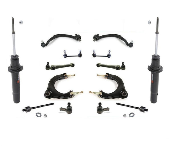 Front Struts Upper & Lower Control Arm Tie Rod & Links For Mitsubishi Galant