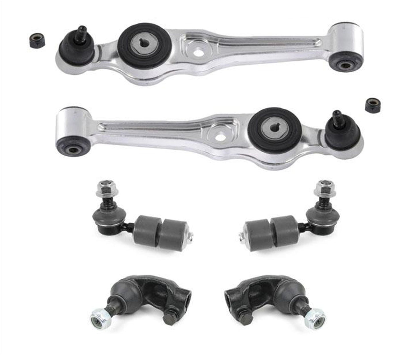 Lower Control Arm W Bushing Ball Joint Tie Rod Sway Bar for 1999-2002 SAAB 9-3