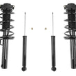 Front Complete Coil Spring Struts & Rear Shocks For 09-14 Volkswagen Tiguan 2.0L