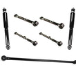 Rear Upper & Lower Shocks Track Bar & Control Arms Kit For 09-12 Dodge Ram 1500