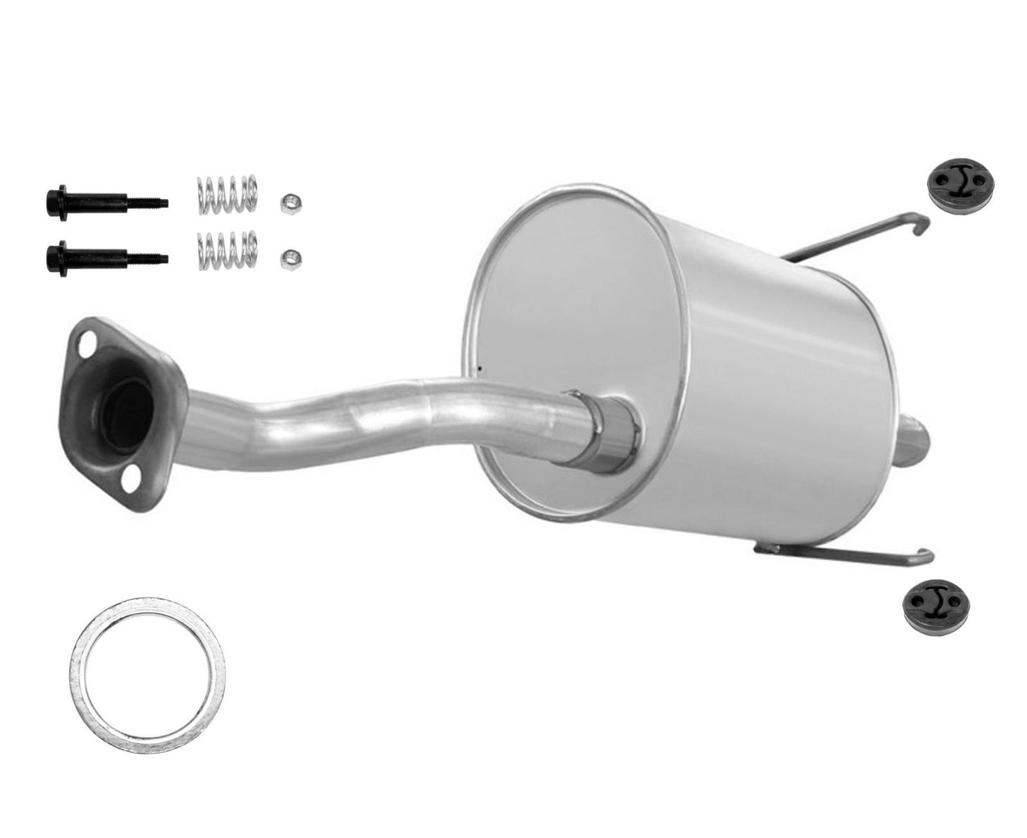 Para Honda Civic 2001-2005 1.8L 4 puertas 2 puertas conjunto de silenciador trasero