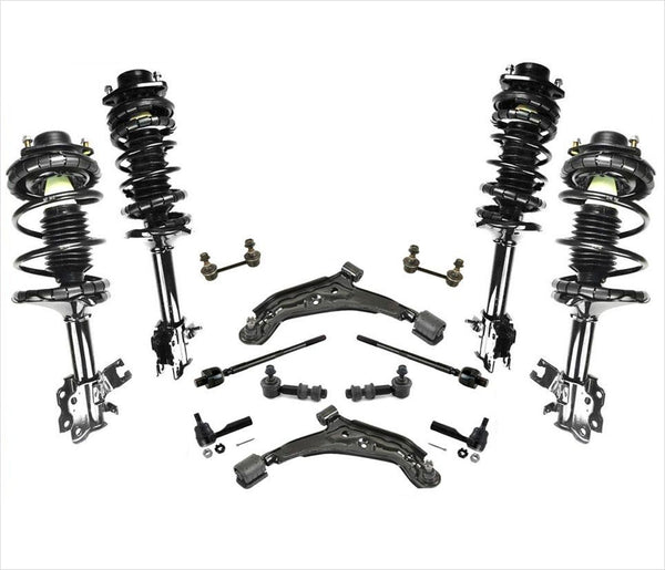 Extremos completos de varilla de control de puntales y enlaces de barra estabilizadora para Nissan Altima 00-01