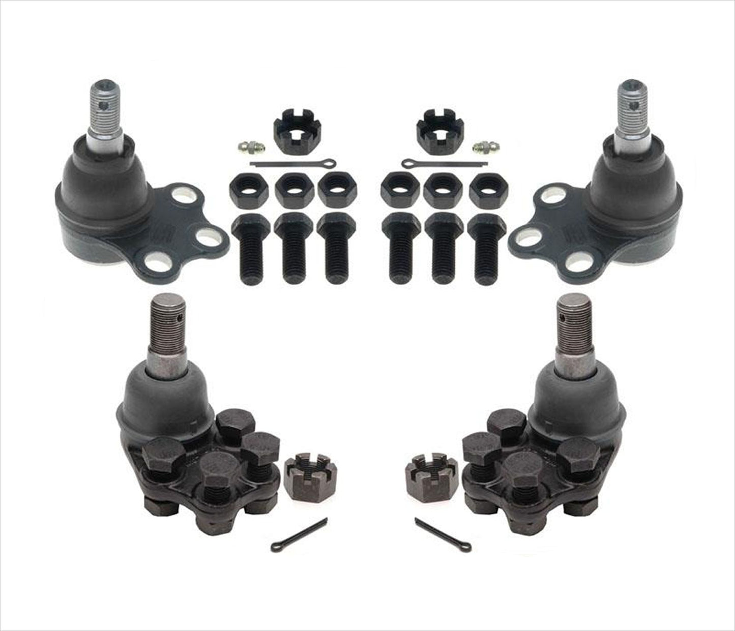 4  Front Upper Lower Joints For 00-02 Ram 2500 Pick Up Rear Wheel Drive