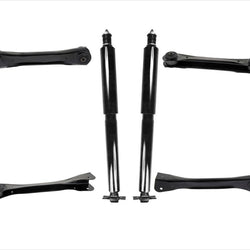 4 All New Control Arms W/ Bushings + Shocks 6pc Kit Fits for 91-01 Jeep Cherokee