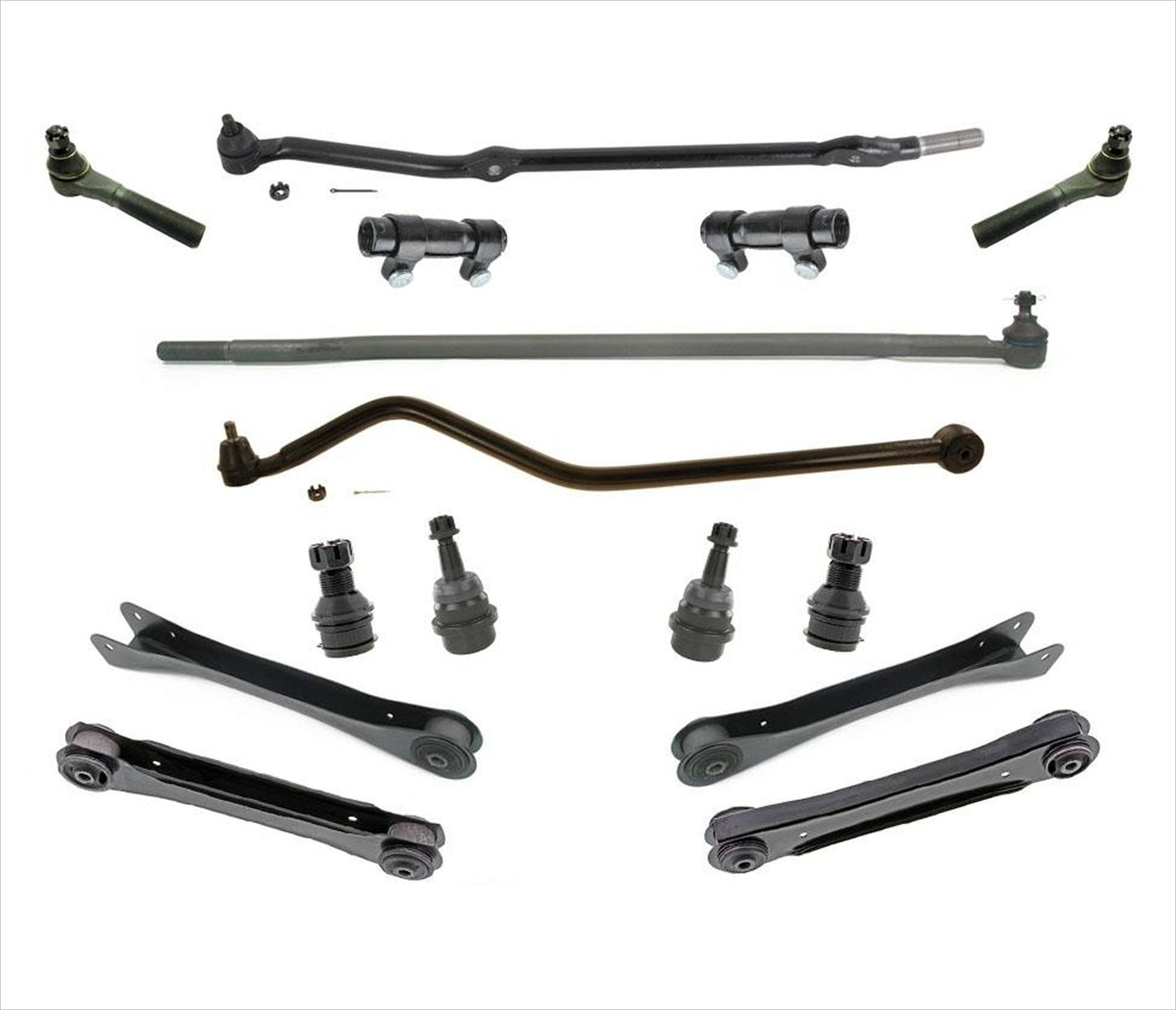 For 93-98 Grand Cherokee V8 Drag Lnk Tie Rod Rods Track Bar Steering Trac Br 15p