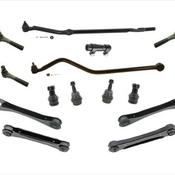 Drag Link Tie Rods Ball Joint 14Pc Kit Fits for Jeep 4.0L Grand Cherokee 93-98
