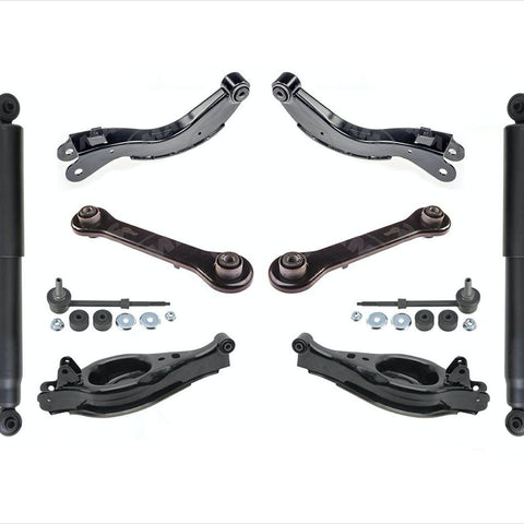 Rear Shocks Upper & Lower Control Arms & Links For Chevrolet Equinox 2007-2014
