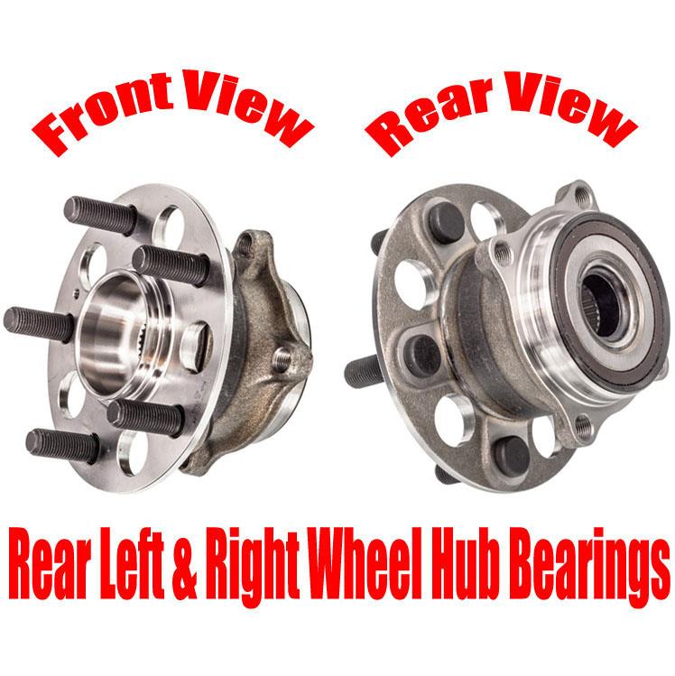 Rear Left & Right Wheel Hub Bearings For Honda Pilot 2016-2022 All Wheel Drive