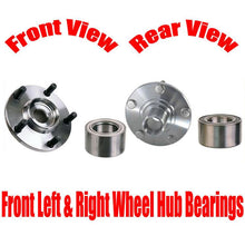 (2) Front Hub Bearing & Bearing Repair Kits 2007-2013 for Jeep Patriot