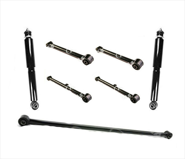 Rear Upper & Lower Control Arms Shocks & Track Bar Kit for 09-12 Dodge Ram 1500