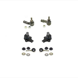 Ball Joint Tie Rods Stabilizer Links Chassis Kit for VW Jetta Golf Cabrio 93-02