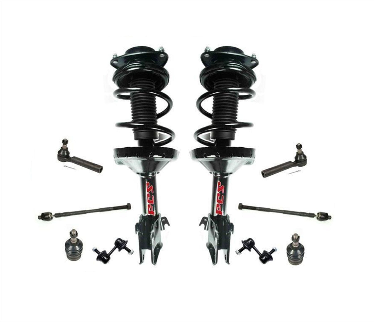 Front Coil Spring Strut Ball Joints 10PC Kit for 09-10 Subaru Forester AWD Wagon