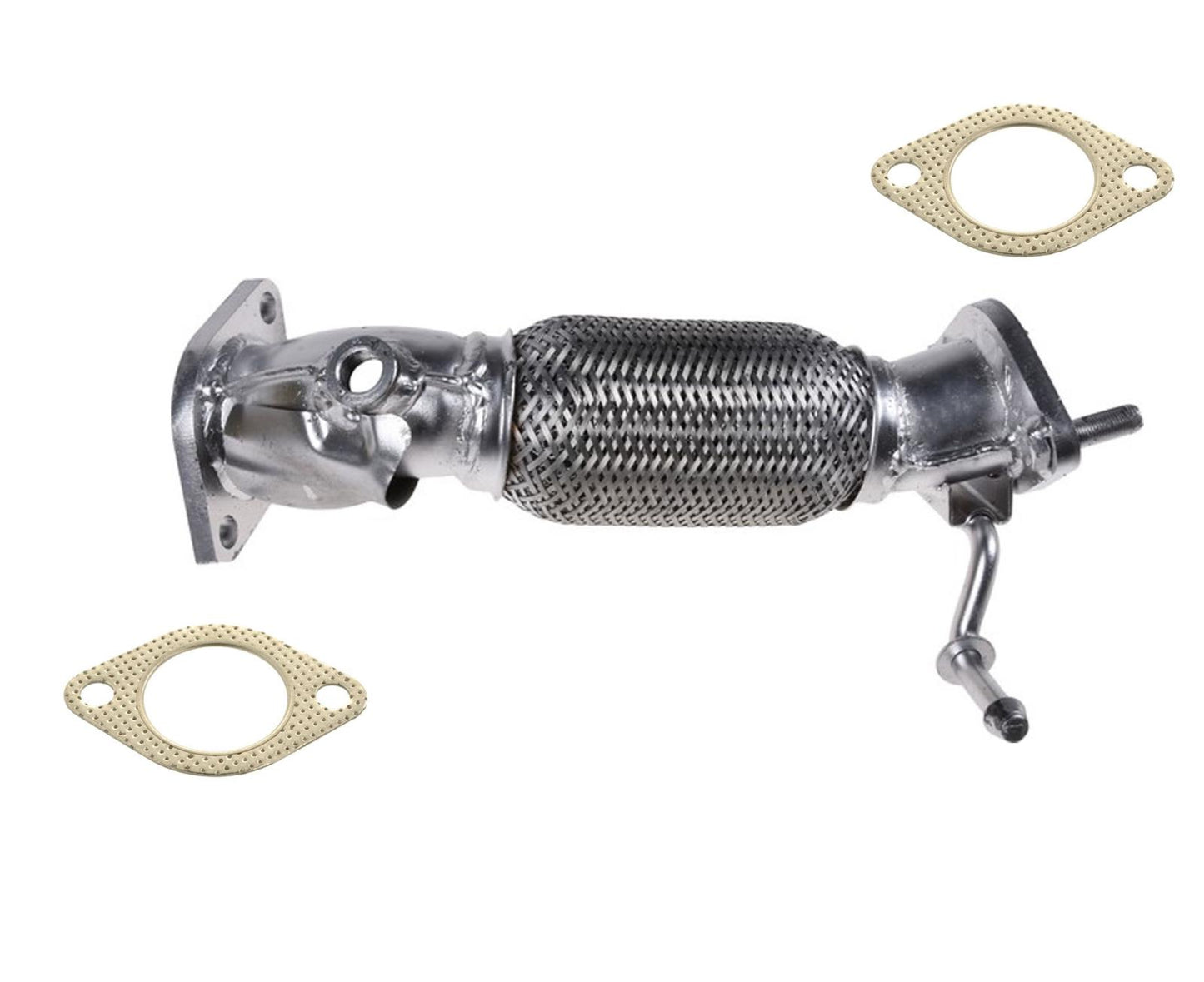 Front Engine Pipe Gaskets For 11-14 Hyundai Sonata 2.4L W/O Sport Suspension