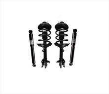 Puntales de resorte helicoidales delanteros completos + soportes + amortiguadores traseros para Acura MDX 2003-2006