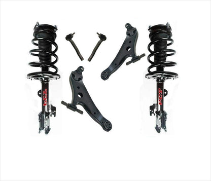 Front Complete Struts Lower Control Arms & Tie Rods For Toyota Venza 2009-2016