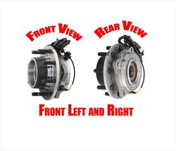 Two (2) Front Wheel Bearing Hub Assembly for 12-15 Nissan NV1500 NV2500 NV3500