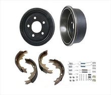 (2) 9 Inch Rear Brake Drums & Rear Shoes Fits 1990-2001 Jeep Cherokee