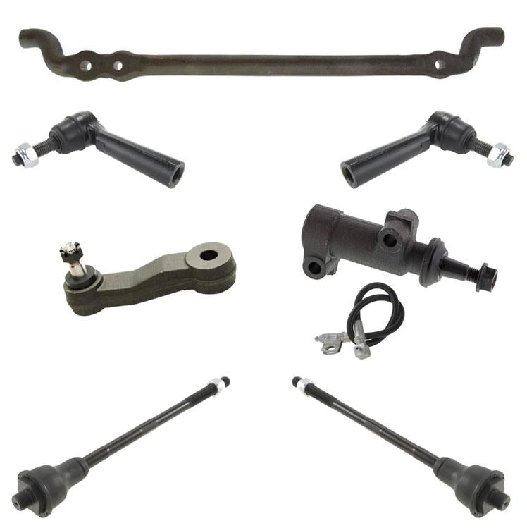 Center Link Tie Rods for Chevrolet 4 Wheel Drive Silverado 2500HD 2001-2010 7Pc