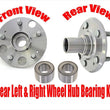 REAR Left & Right Wheel Bearing With Hub Kits for Lexus LS400 1993-2000