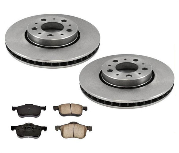 Front Brake Rotors & Ceramic Pads for Volvo XC70 2.5L 285MM 2003-2007