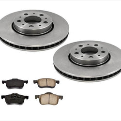 Front Brake Rotors & Ceramic Pads for Volvo 2001-2005 V70 With 285MM Rotors Only