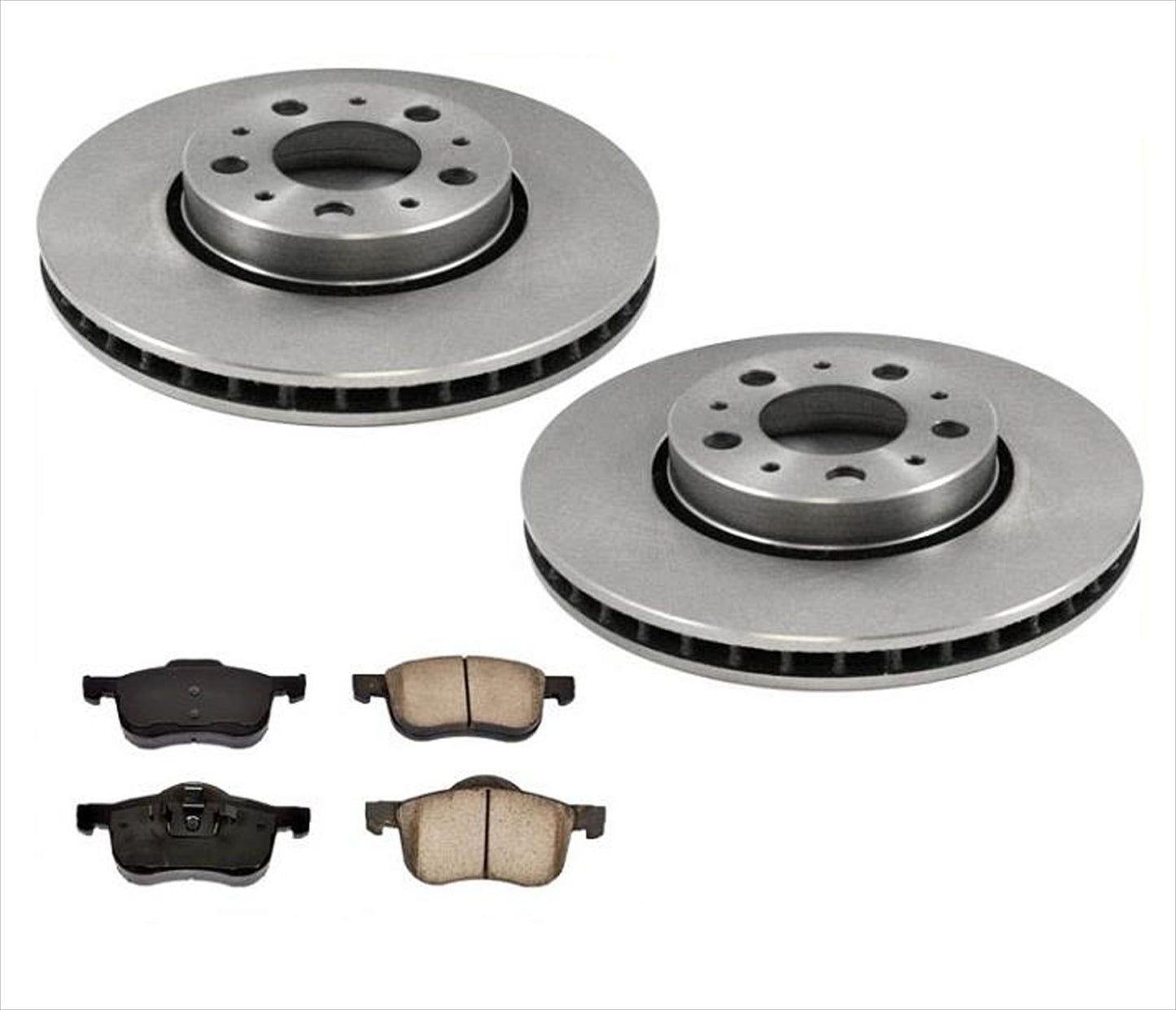 Front 286MM Rotors Ceramic Brake Pads for Volvo S60 01-05 ALL WHEEL DRIVE