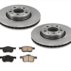 Front 286MM Rotors Ceramic Brake Pads for Volvo S60 01-05 ALL WHEEL DRIVE