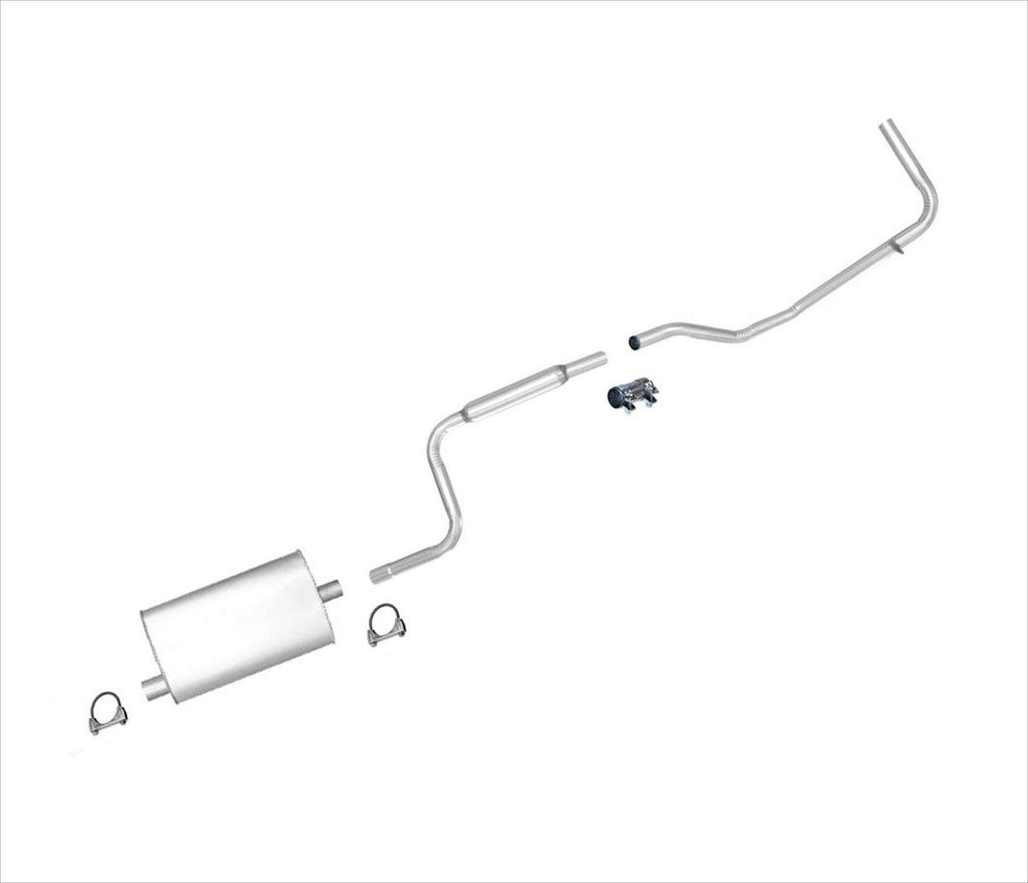 Muffler Pipe Exhaust System For 1991-1995 Grand Caravan 3.0L 119 Inch Wheel Base