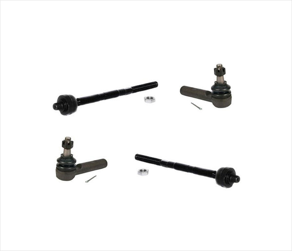 Inner & Outer Tie Rods 4PC Kit for 08-10 Jeep Commander & 05-10 Grand Cherokee