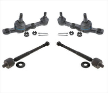 Front Inner Tie Rods & Lower Ball Joints For 2007-2011 Lexus GS350 4Pc Kit