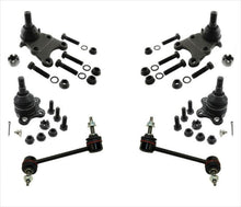 Upper & Lower Ball Joints & Sway Bar Links Kit for 04-12 Chevrolet Colorado 4WD