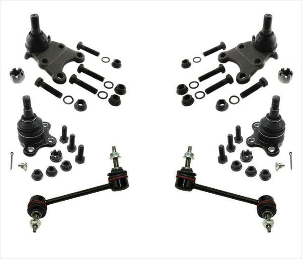 Kit de rótulas superiores e inferiores y eslabones de barra estabilizadora para Chevrolet Colorado 4WD 04-12