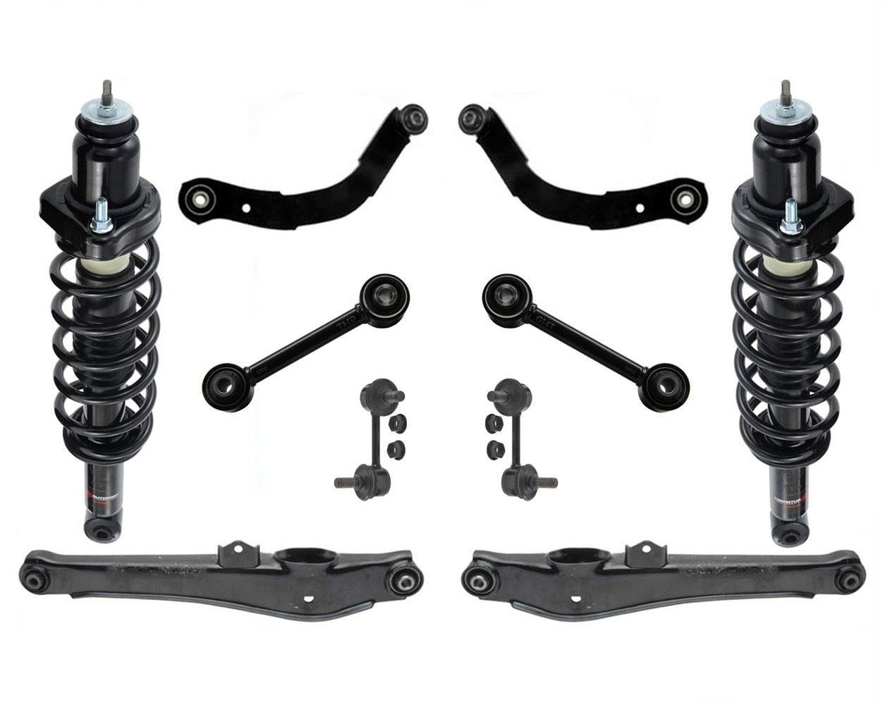 10 Pcs Rear Arms Complete Struts For 07-10 Compass Patriot All Wheel Drive