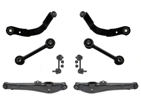 Brazos de control y enlaces traseros superiores e inferiores para Jeep Caliber 07-09 Compass 2007-2010