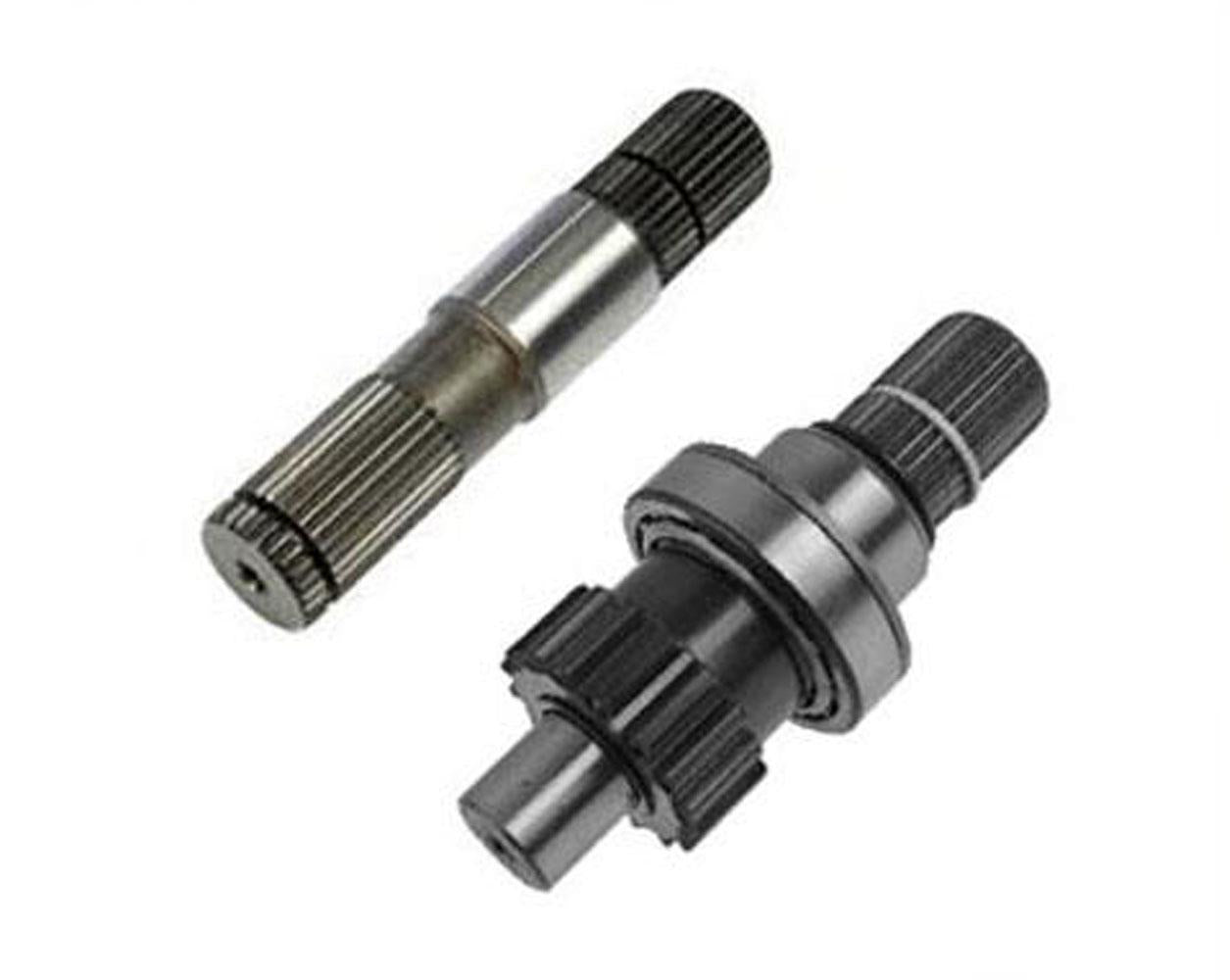 (2) NEW SHORT STUB SHAFT Bearing & Gear For 06-11 Ram 1500 Pick Up 4x4