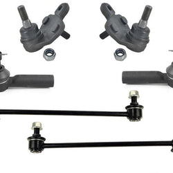 Fits For 09-13 Matrix 1.8L Corolla Ball Jnt Tie Rod Ends Frt Sway Bar Links 6Pc