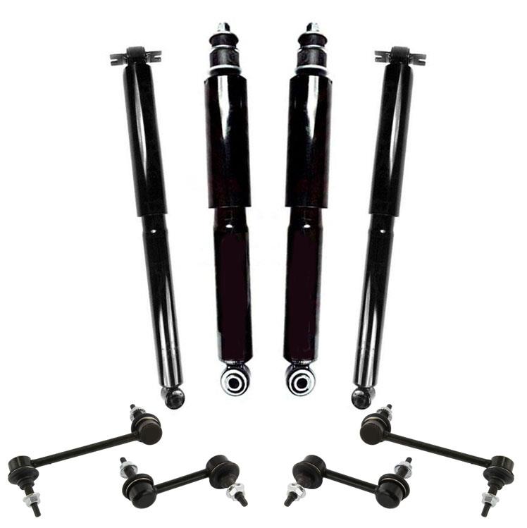 Front Rear Shocks & Links For GMC Colorado Canyon 2004 2011 2012 4 Wheel Drive