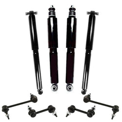Front & Rear Shocks 4 Wheel Drive 04-12 for GMC Colorado Canyon 4x4 Only 8Pc