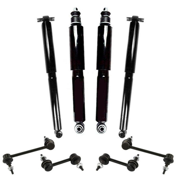 Front & Rear Shocks 4 Wheel Drive 04-12 for GMC Colorado Canyon 4x4 Only 8Pc