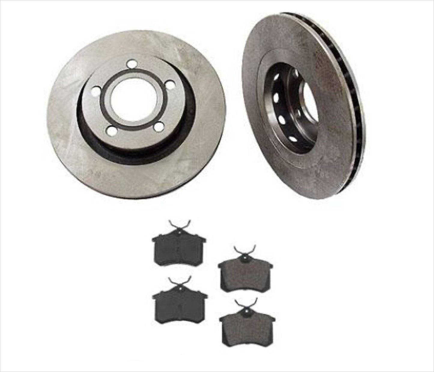 Rear Disc Brake Rotors With Ceramic Pads Fits For 2002-2003 Audi S6