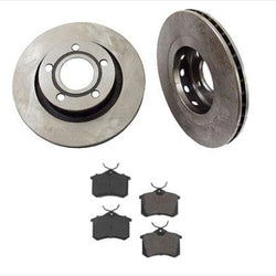 Rear Disc Brake Rotors with Ceramic Pads For 2002-2003 Audi S6 REF# 4B3615601
