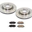 Front Brake Rotors & Ceramic Pads for Land Rover Range Rover Landrover LR3 08-09