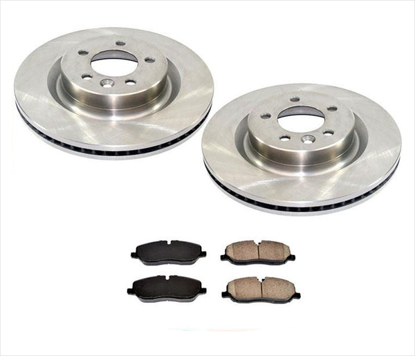 Front Brake Rotors & Ceramic Pads for Land Rover Range Rover Landrover LR3 08-09