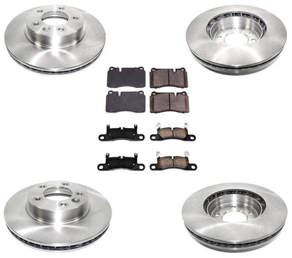 Front and Reat Rotors Brake Pads for Volkswagen Touareg 2011 2012 2015 2017