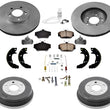 Kit de purga de herrajes para zapatos, almohadillas de tambor trasero, rotores delanteros, para Ford Taurus 01-07