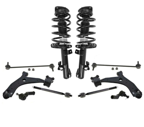Front Complete Struts Lower Control Arms Tie Rods & Links for Mazda 5 2012-2017