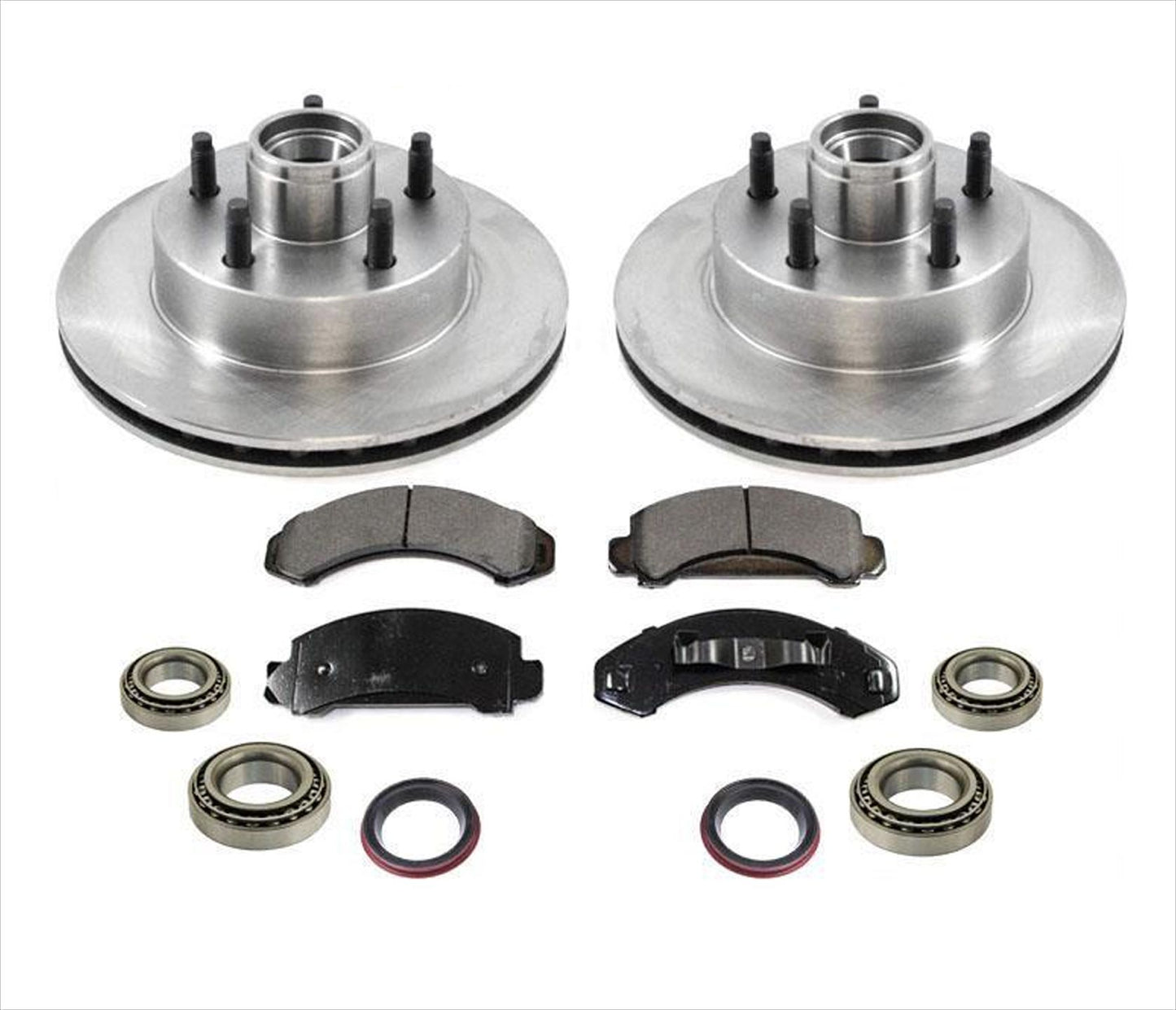 Front Rotors Brake Pads Bearings Seals for Ford Aerostar 86-97 REAR WHEEL DRIVE