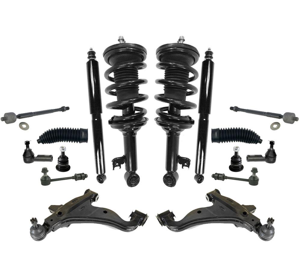 Kit de chasis de suspensión para Toyota Tacoma Base tracción trasera 5 lengüetas 05-15 16 piezas