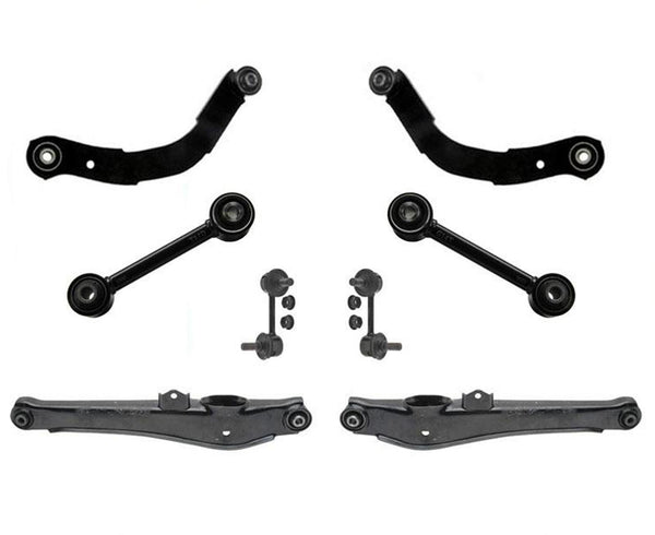 Rear Upper & Lower Control Arms & Links Fits Jeep Caliber 07-09 Compass 07-10